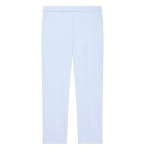 Theory Treeca Pull On Pants Women’s Size 10 Skylight Good Crunch Blue Linen NWT